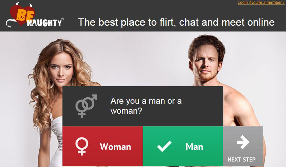BeNaughty Dating Website Features