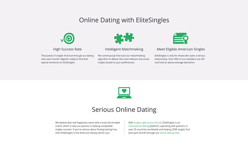 EliteSingles Sign-Up And Login Process