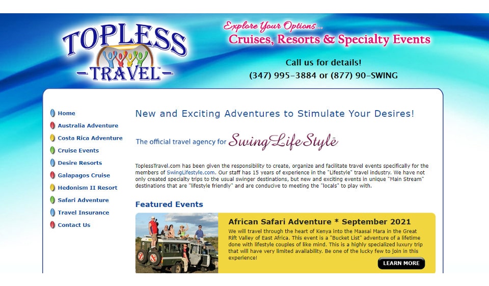 SwingLifestyle Mobile Application