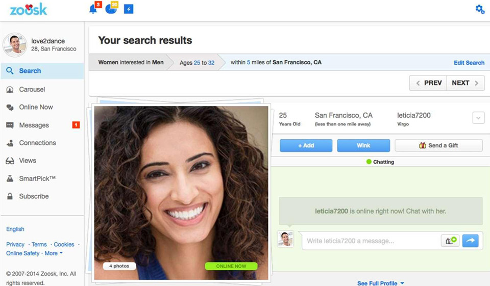 Is Zoosk legit or a scam service?